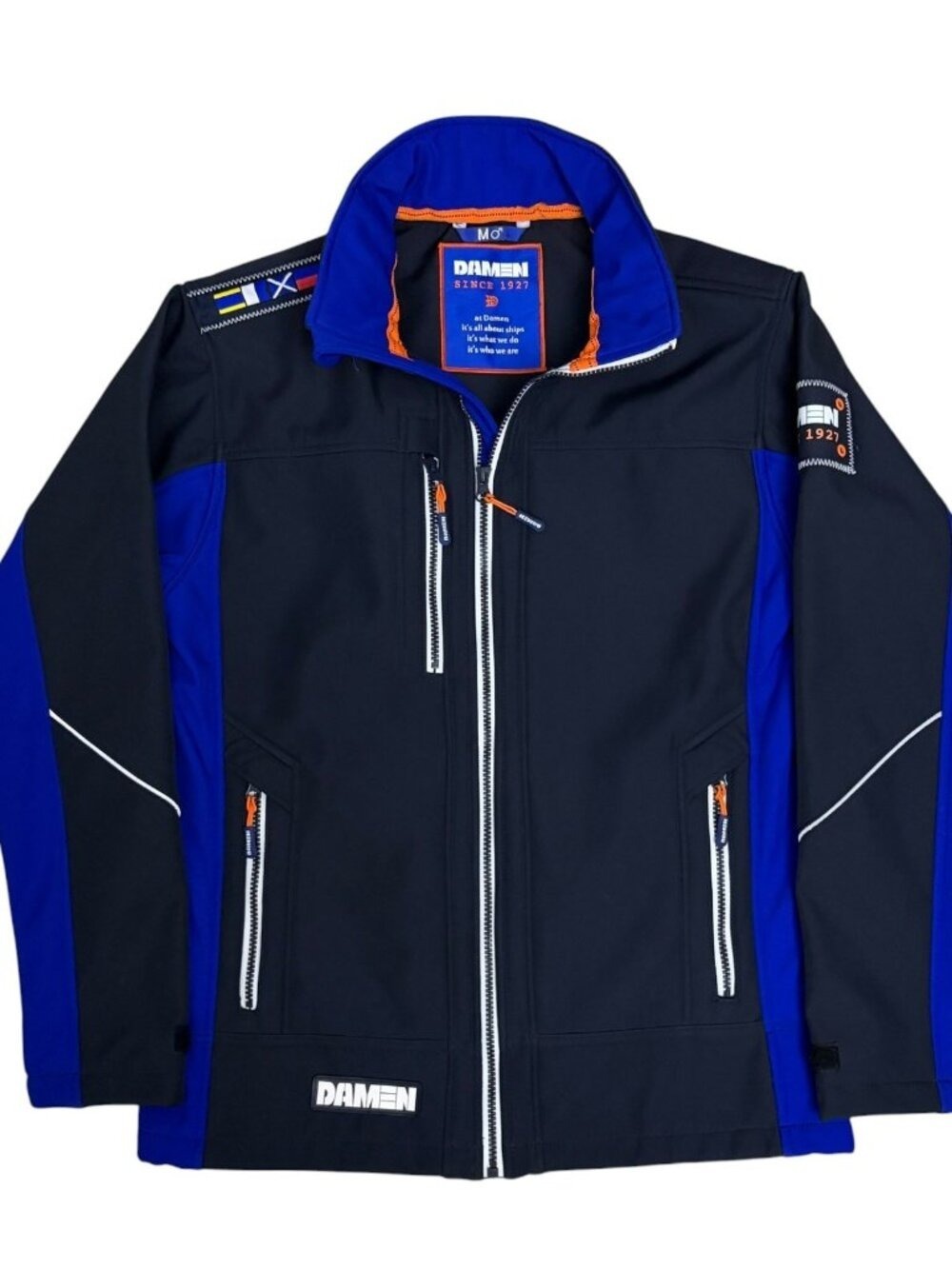 DAMEN Ship Marine Shell Jacket Waterproof Sailing Coat Mens Medium